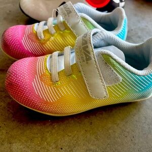 Girl soccer cleats! Size 8 Brava and 9 Nike